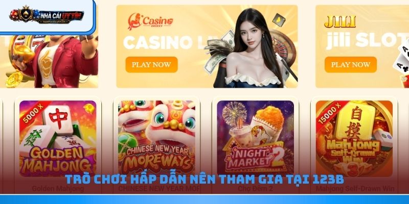 Trò chơi hấp dẫn nên tham gia tại 123b